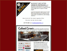Tablet Screenshot of budgetbizsites.com